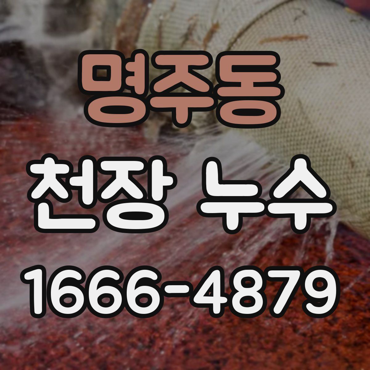 명주동 천장 누수