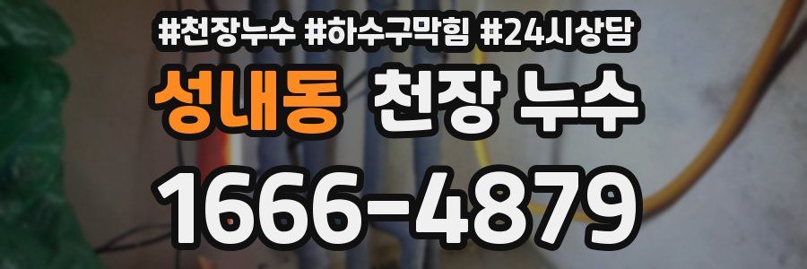 성내동 천장 누수