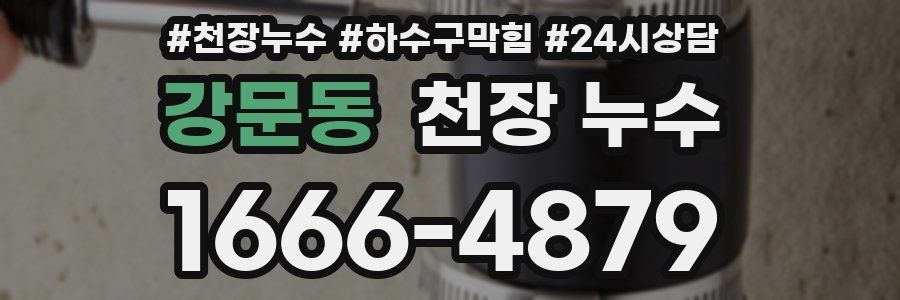 강문동 천장 누수