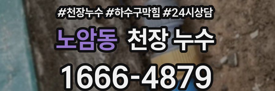 노암동 천장 누수