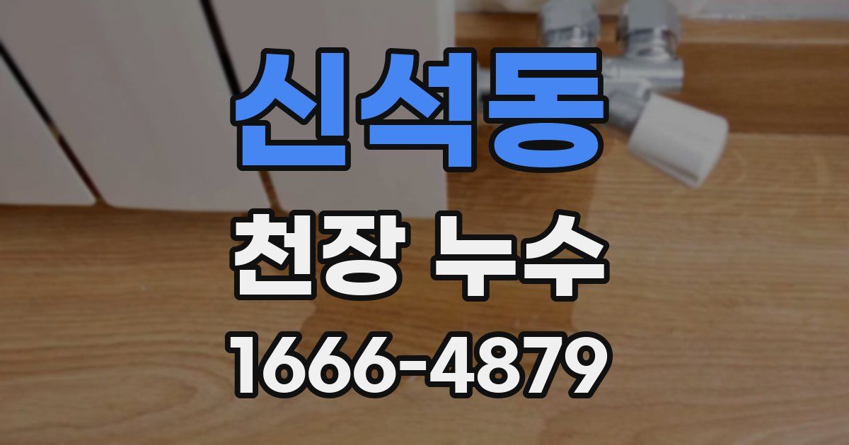 신석동 천장 누수