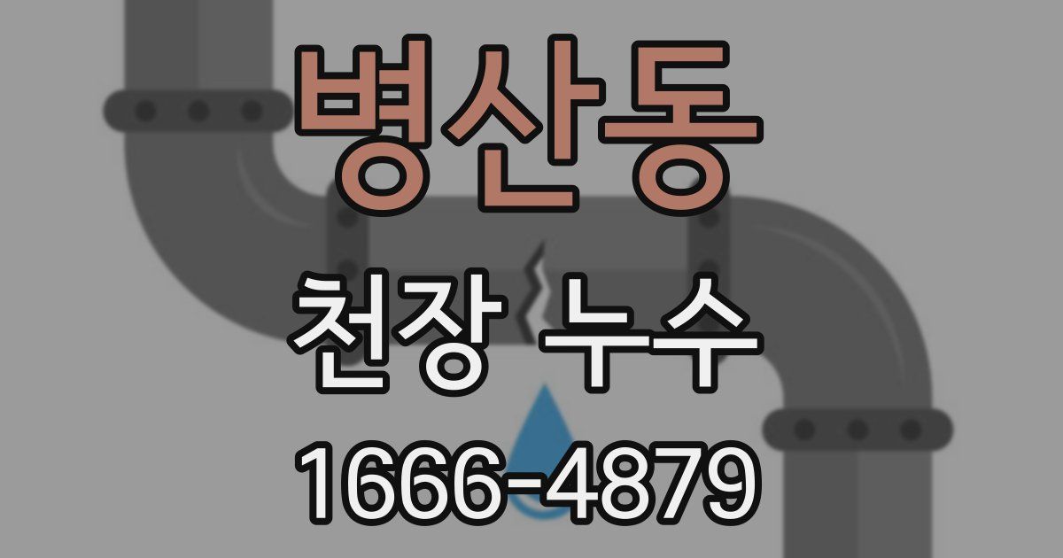 병산동 천장 누수