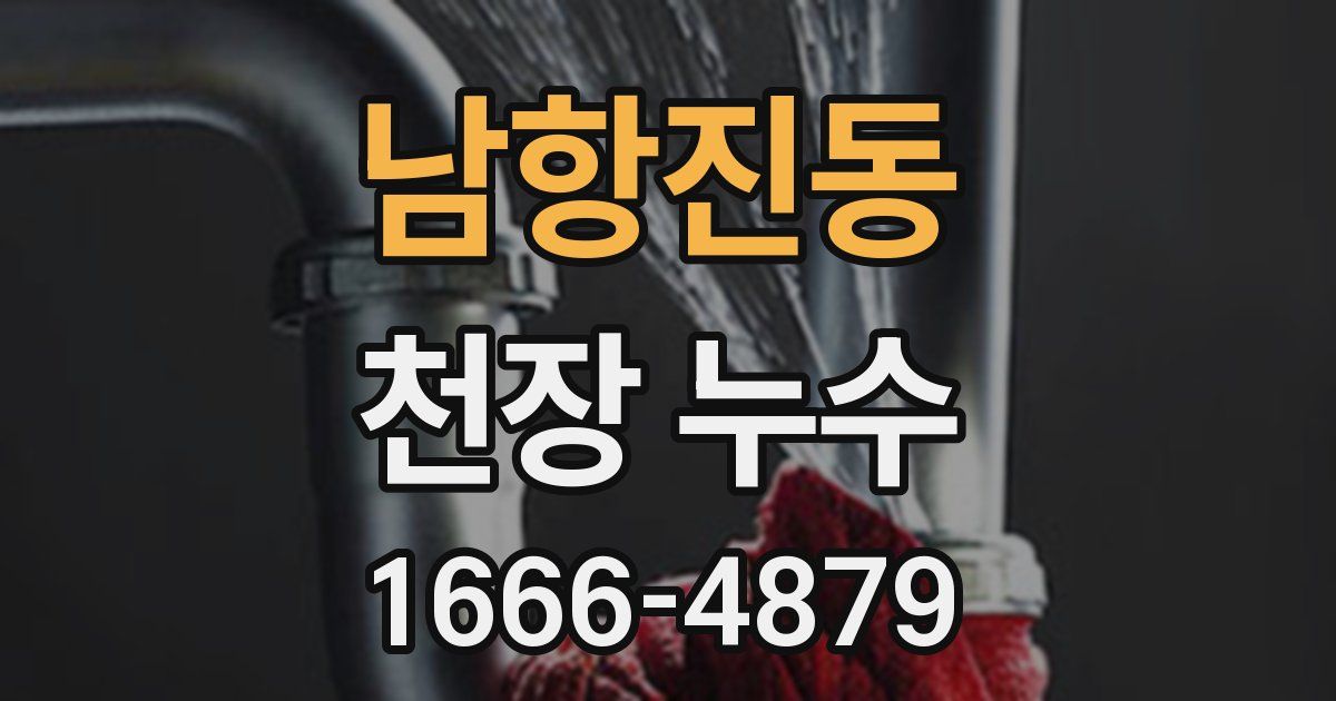 남항진동 천장 누수