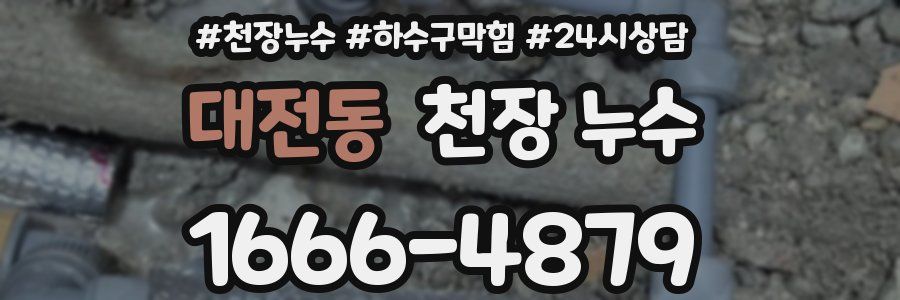 대전동 천장 누수