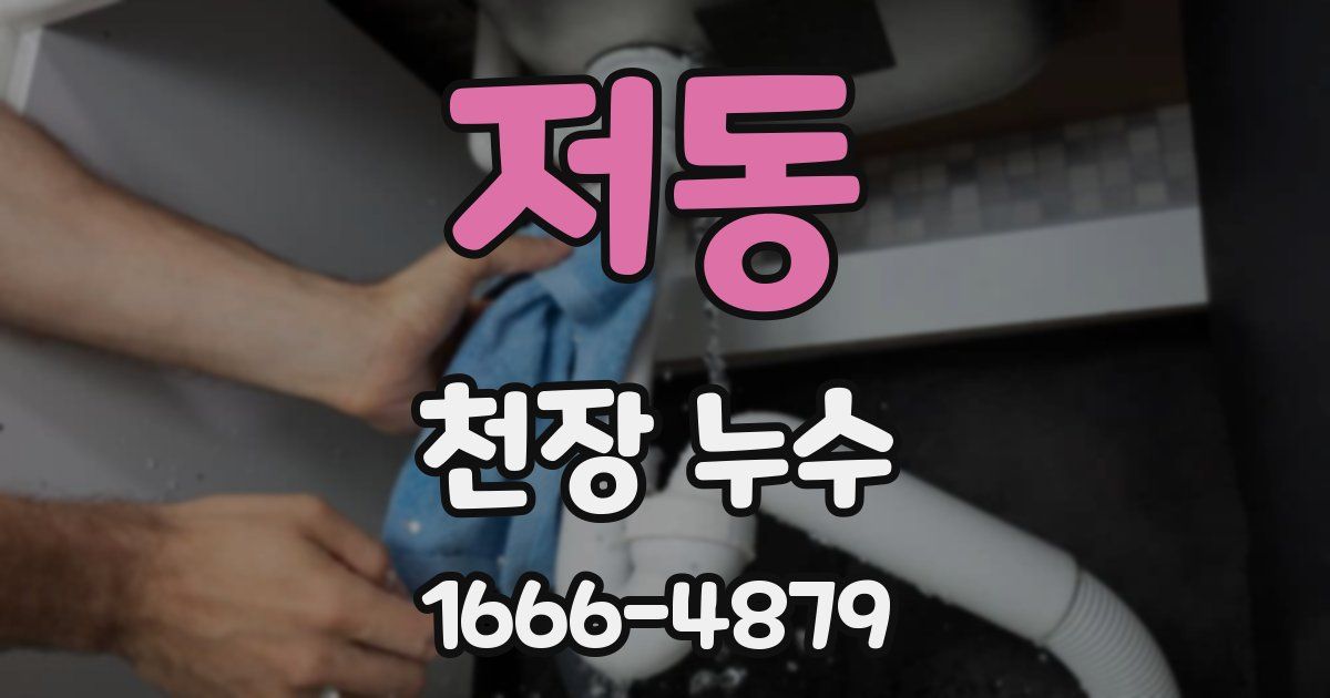 저동 천장 누수