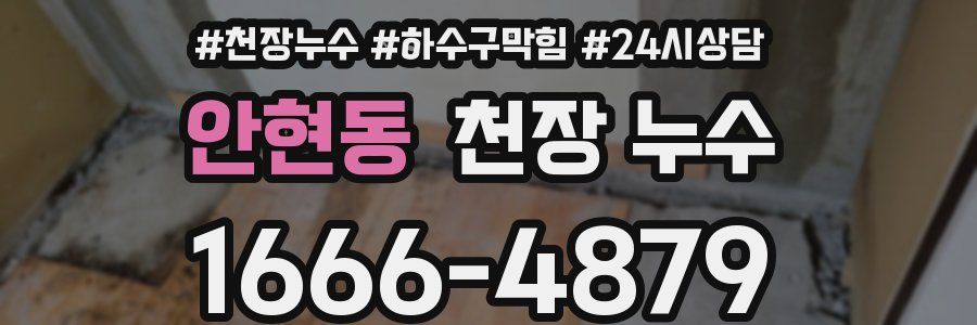 안현동 천장 누수