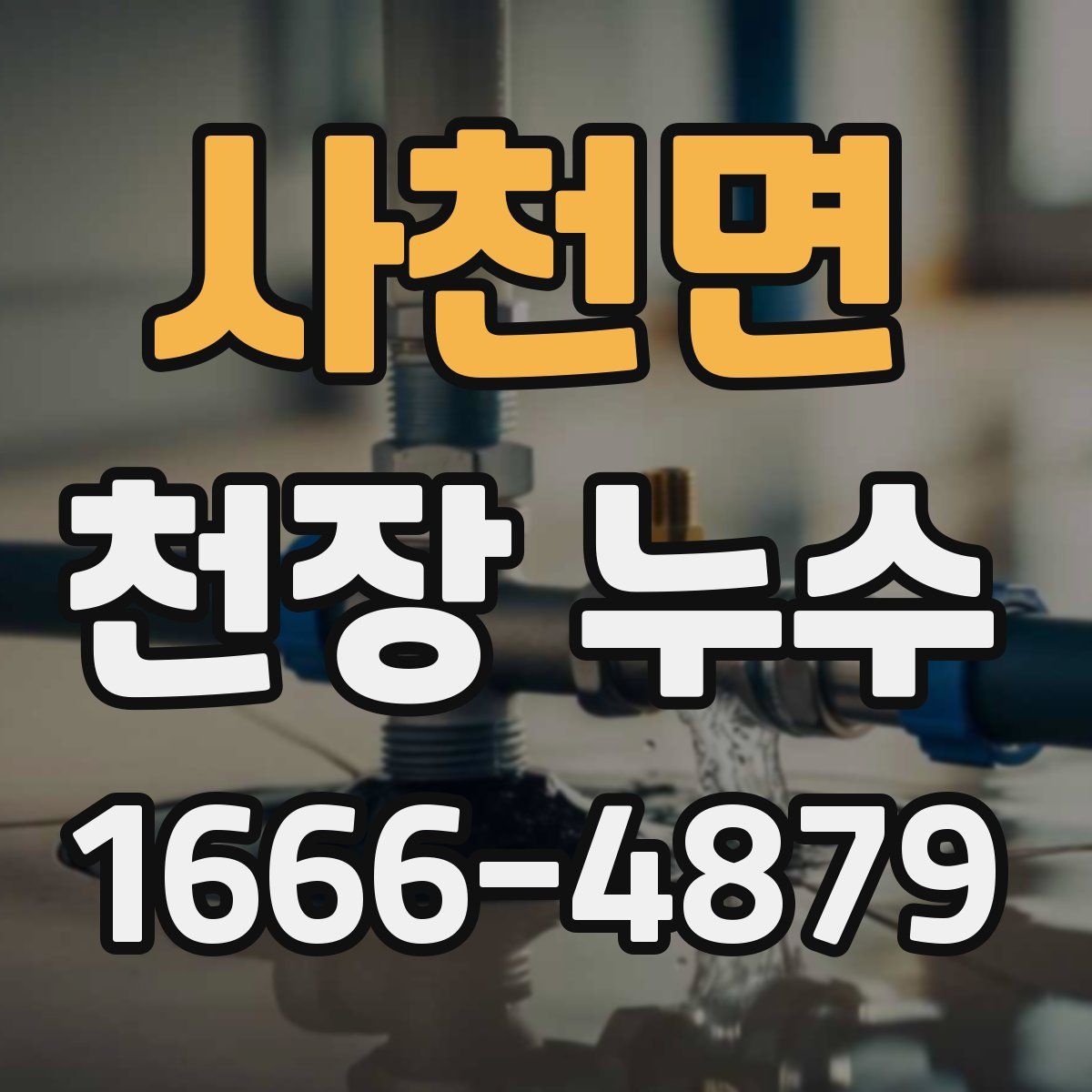 사천면 천장 누수