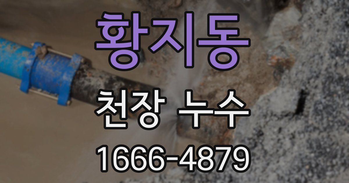 황지동 천장 누수