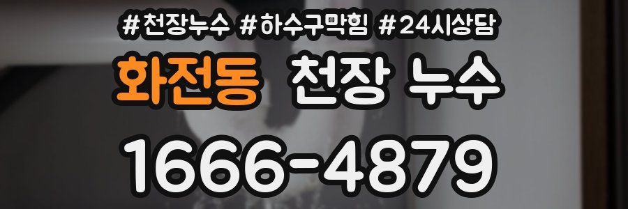 화전동 천장 누수