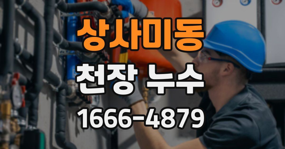 상사미동 천장 누수