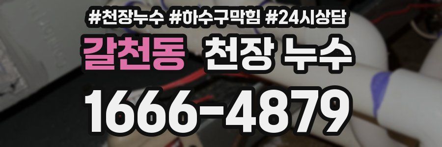 갈천동 천장 누수