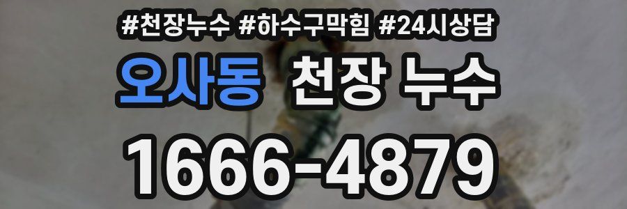 오사동 천장 누수