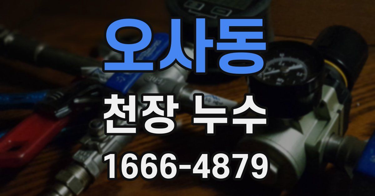 오사동 천장 누수