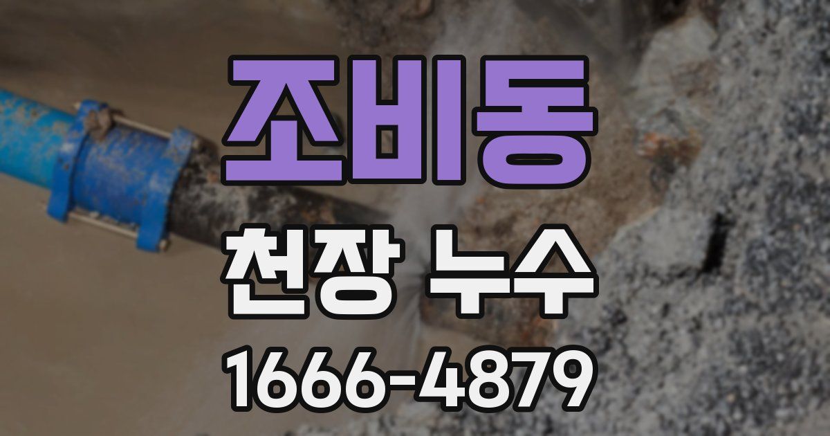 조비동 천장 누수