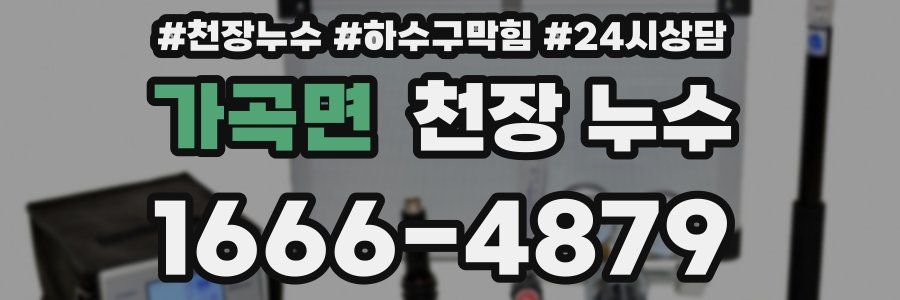 가곡면 천장 누수