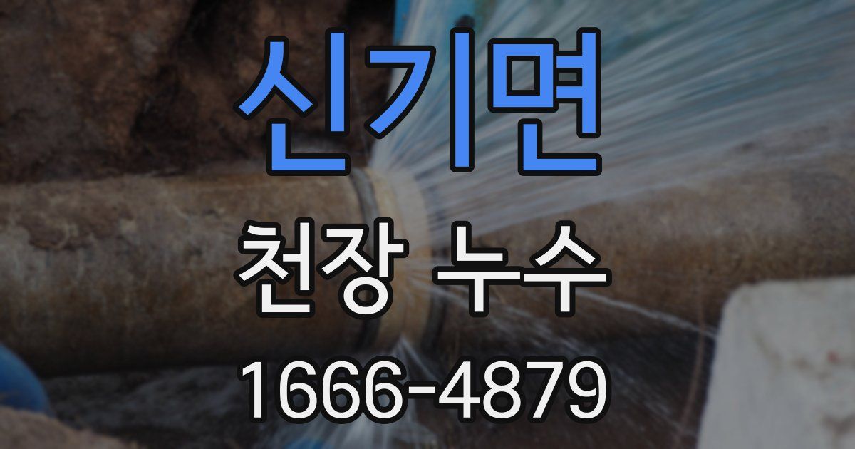 신기면 천장 누수