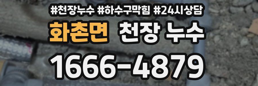 화촌면 천장 누수