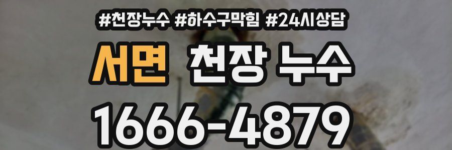 서면 천장 누수