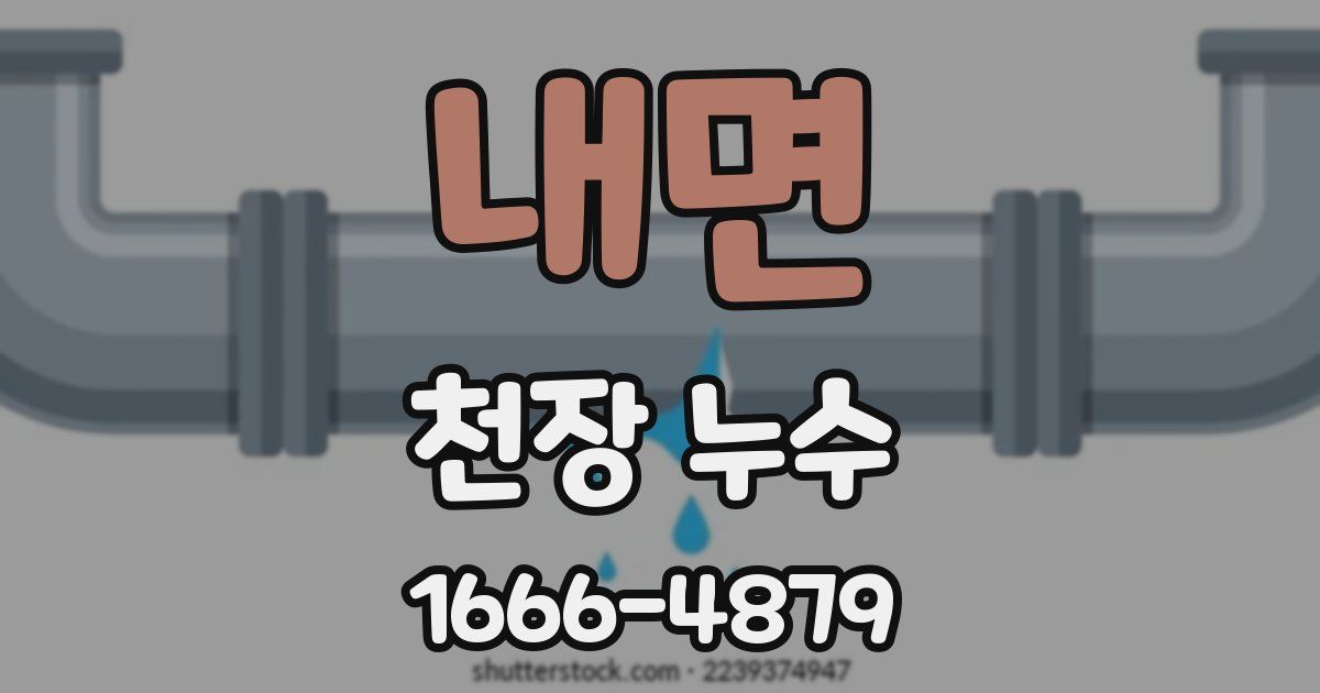 내면 천장 누수