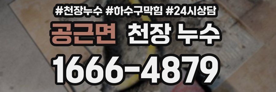 공근면 천장 누수