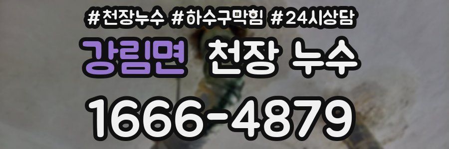 강림면 천장 누수