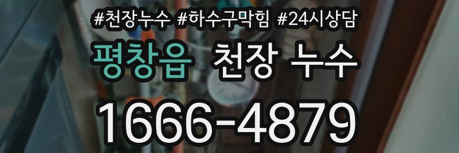 평창읍 천장 누수