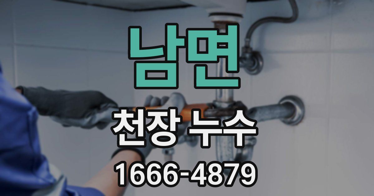 남면 천장 누수