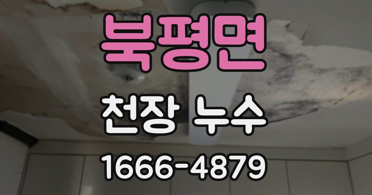 북평면 천장 누수