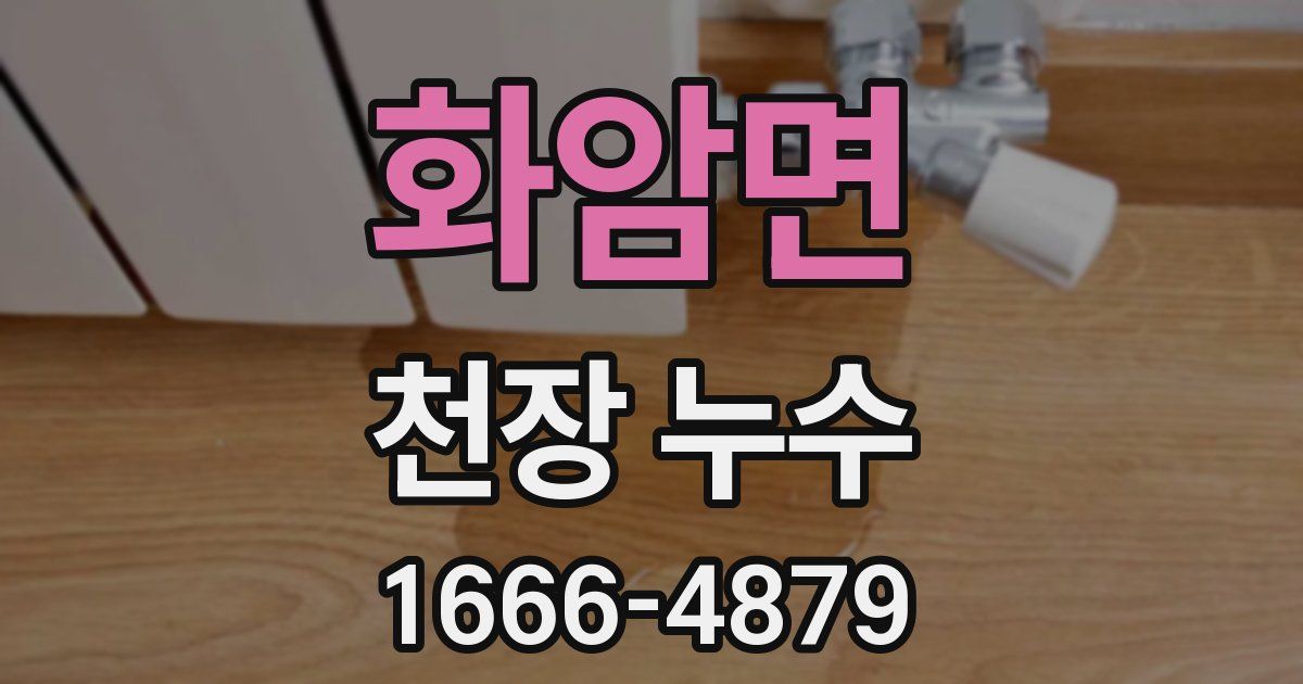 화암면 천장 누수