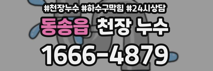 동송읍 천장 누수