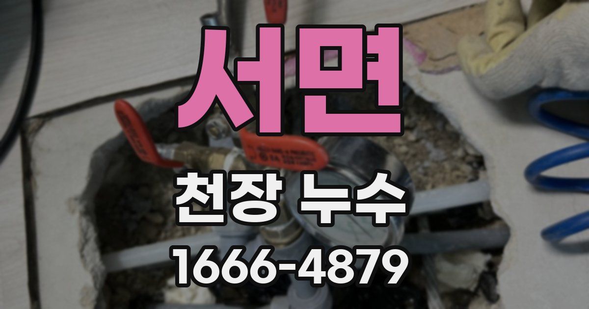 서면 천장 누수