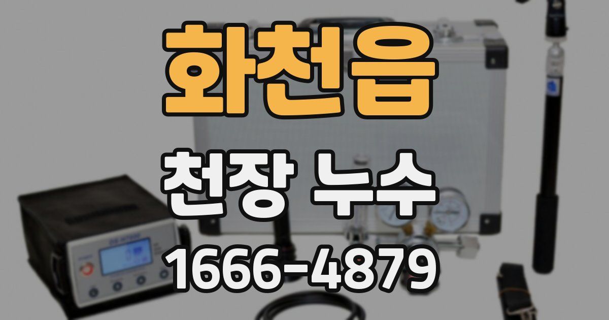 화천읍 천장 누수