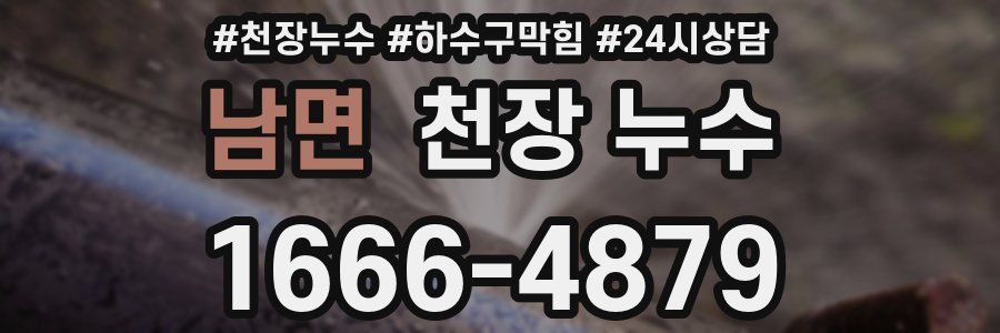 남면 천장 누수