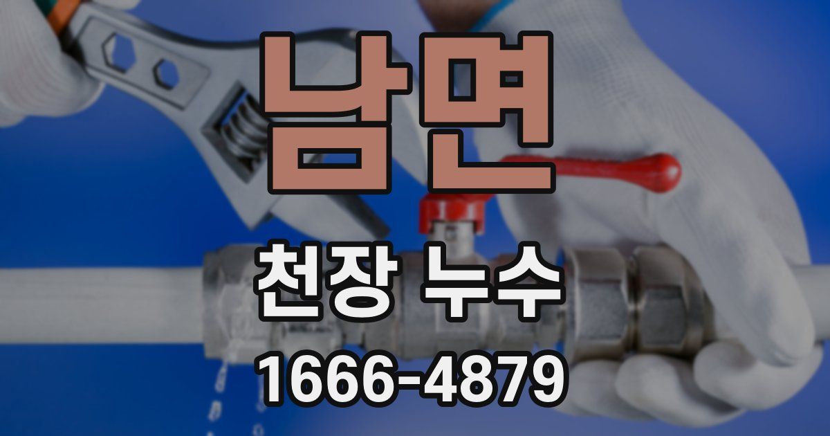 남면 천장 누수