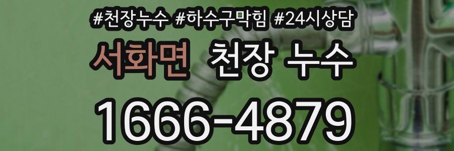 서화면 천장 누수