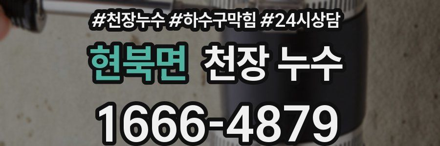 현북면 천장 누수