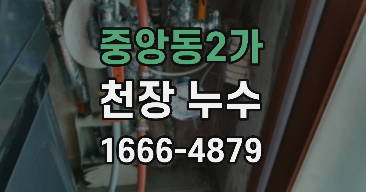 중앙동2가 천장 누수