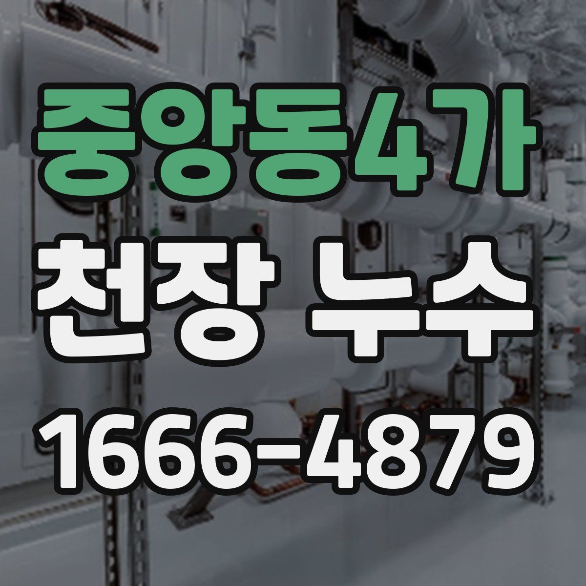 중앙동4가 천장 누수