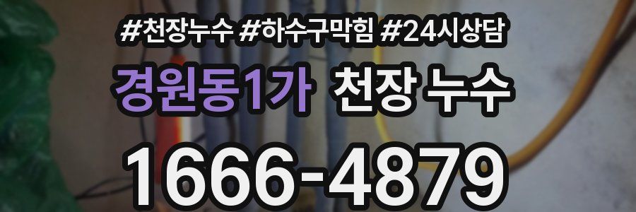 경원동1가 천장 누수