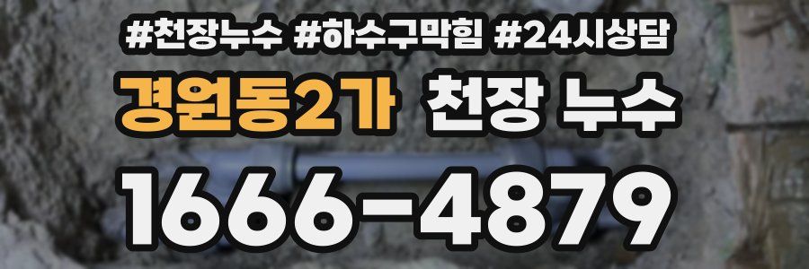 경원동2가 천장 누수