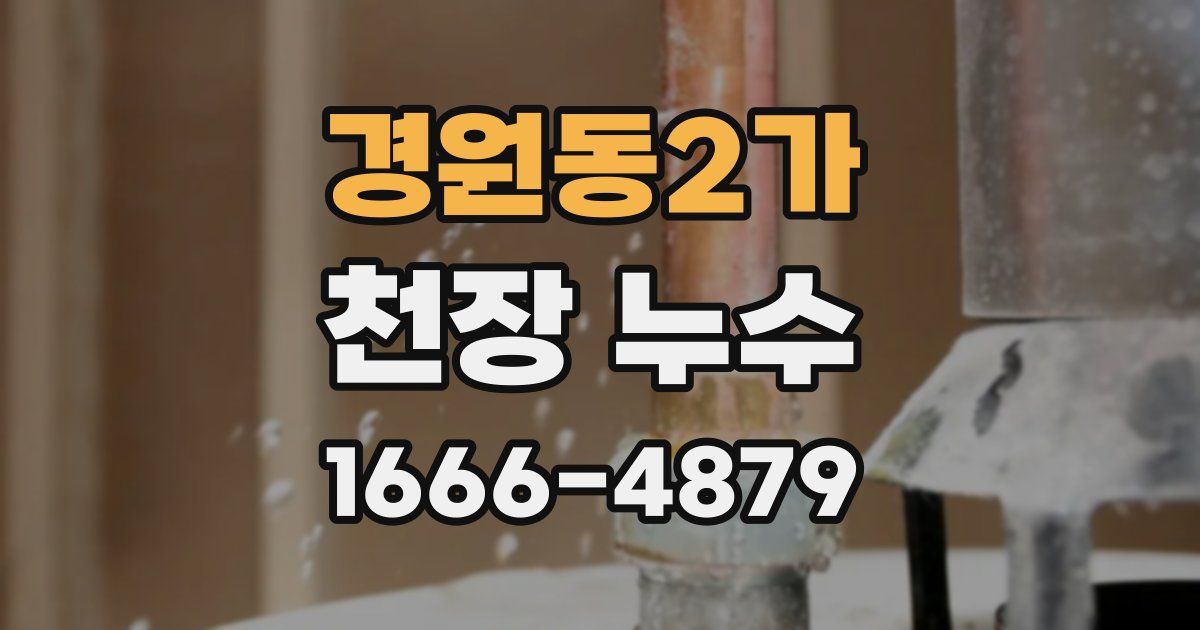 경원동2가 천장 누수