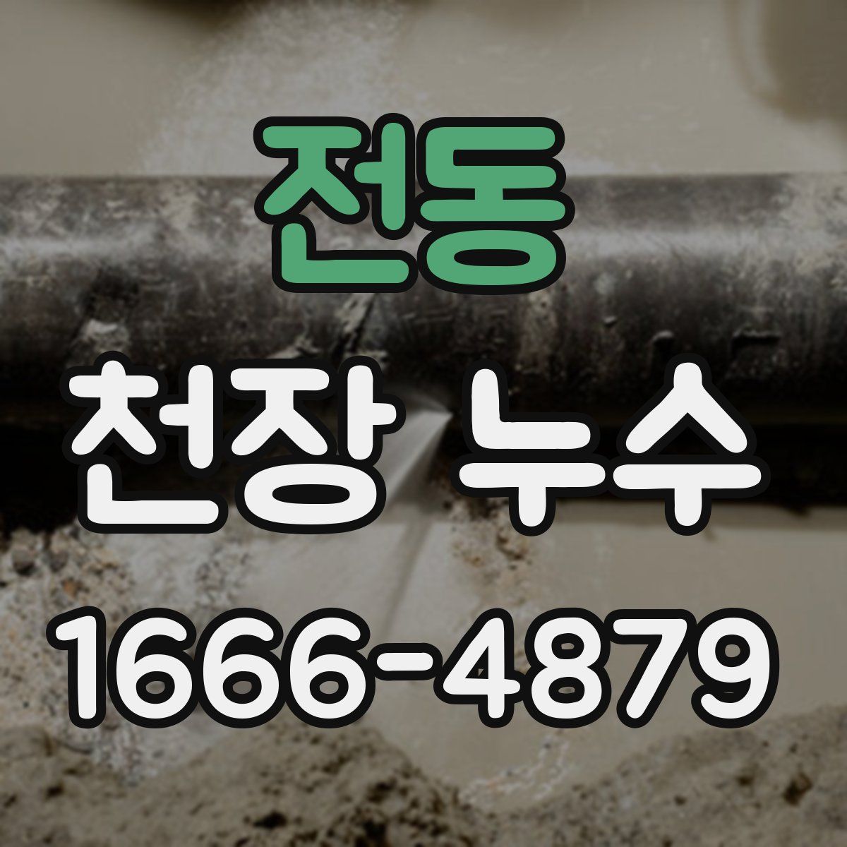 전동 천장 누수