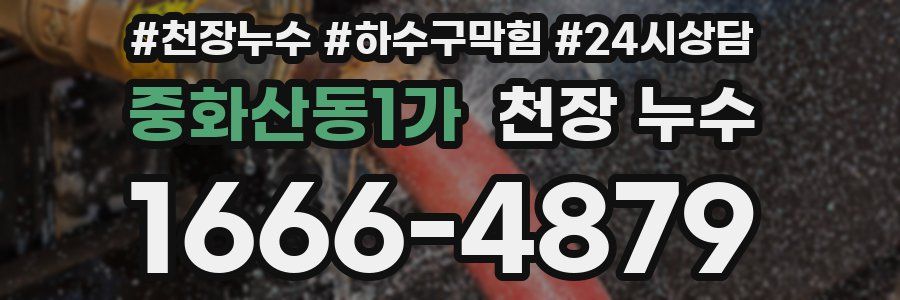 중화산동1가 천장 누수