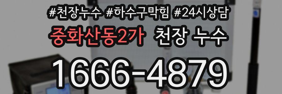 중화산동2가 천장 누수
