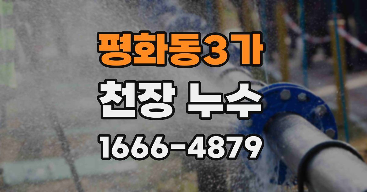 평화동3가 천장 누수