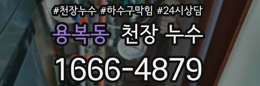 용복동 천장 누수