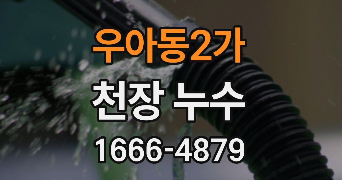 우아동2가 천장 누수