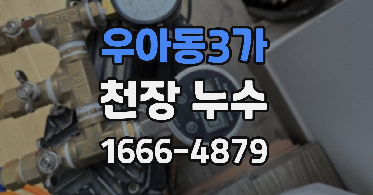 우아동3가 천장 누수