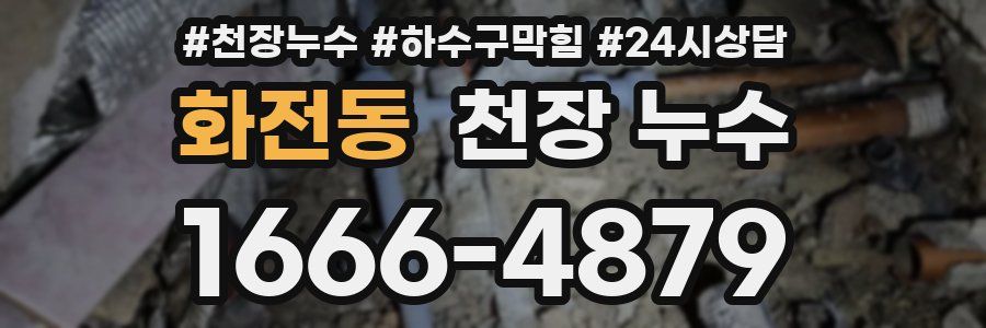 화전동 천장 누수