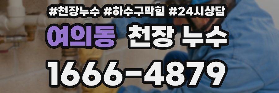 여의동 천장 누수